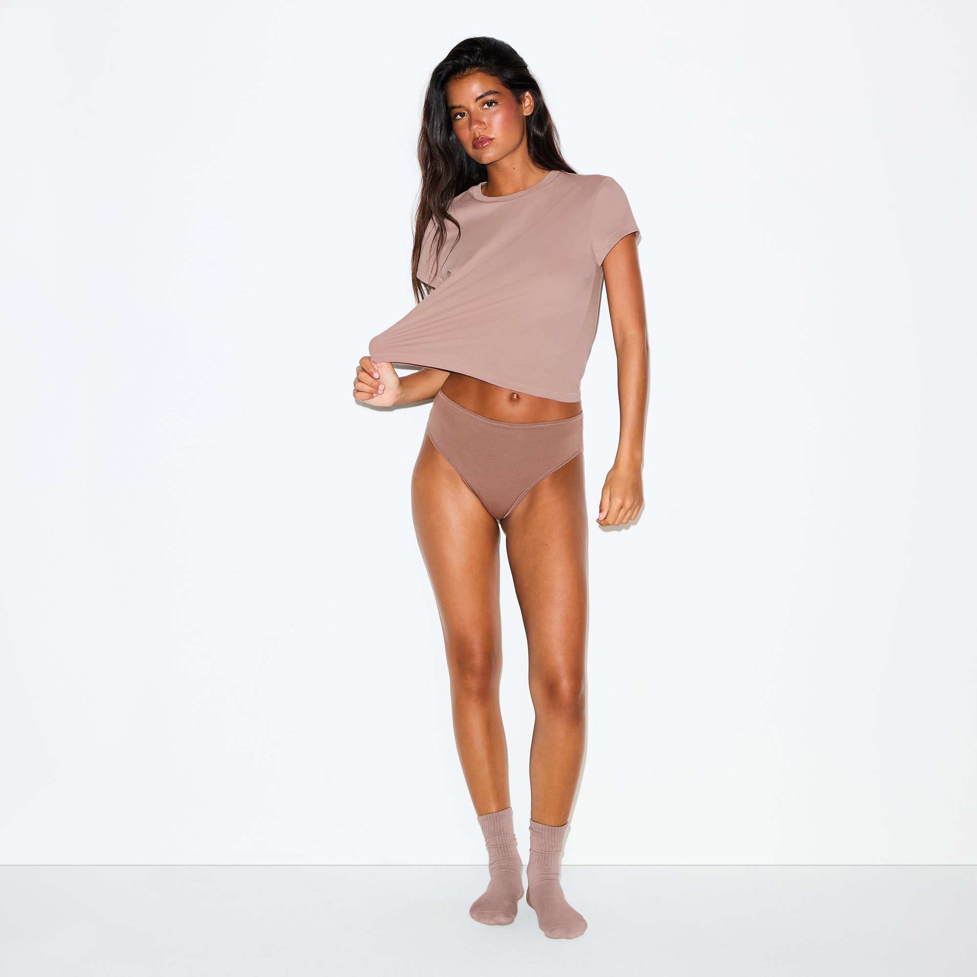 PERIOD PANTIES THONG | UMBER