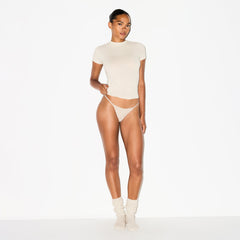 LIGHTWEIGHT COTTON STRING THONG | DELTA LEOPARD