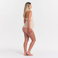 FITS EVERYBODY MATERNITY HIGH-WAISTED THONG | SAND