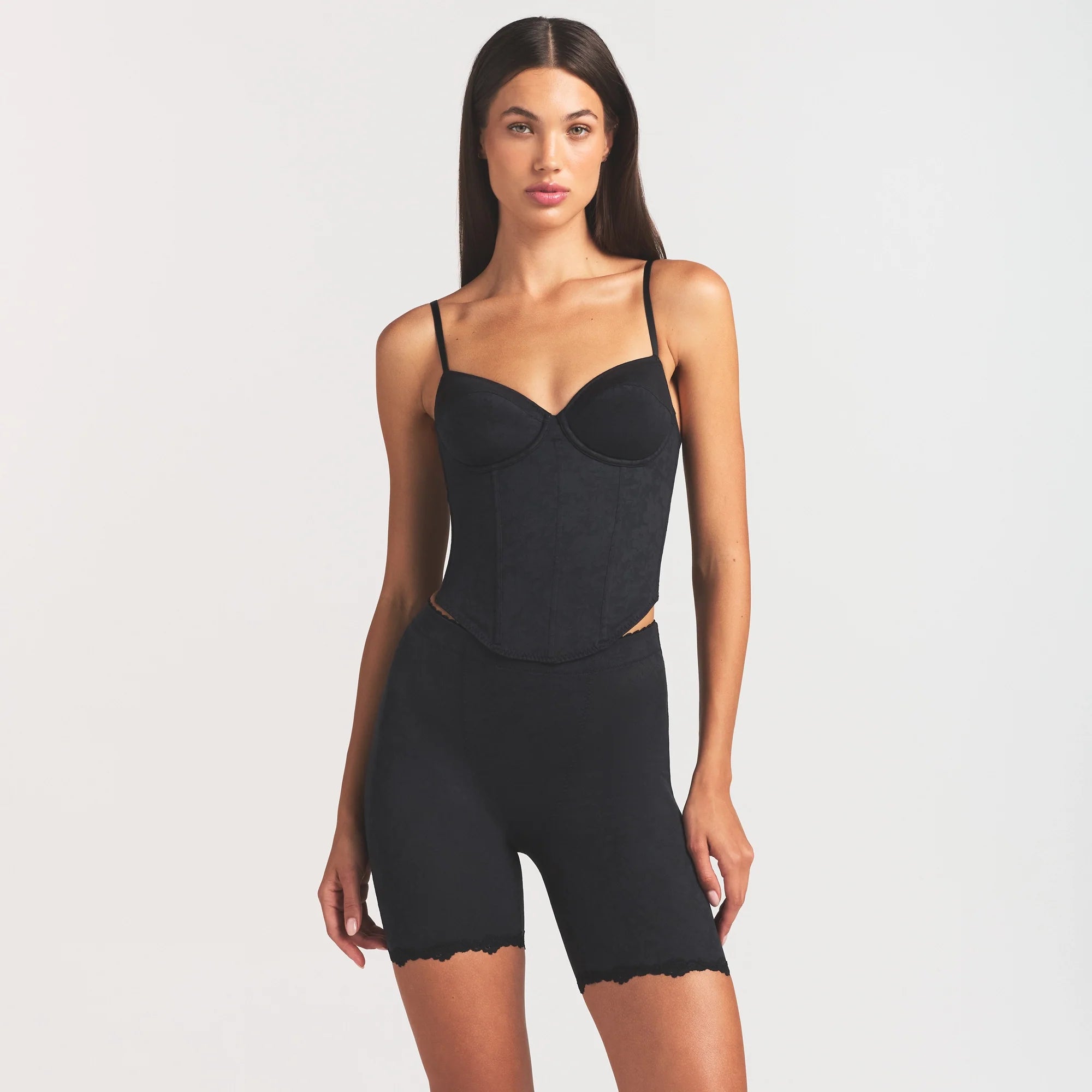 LACE SHAPEWEAR CORSET | ONYX