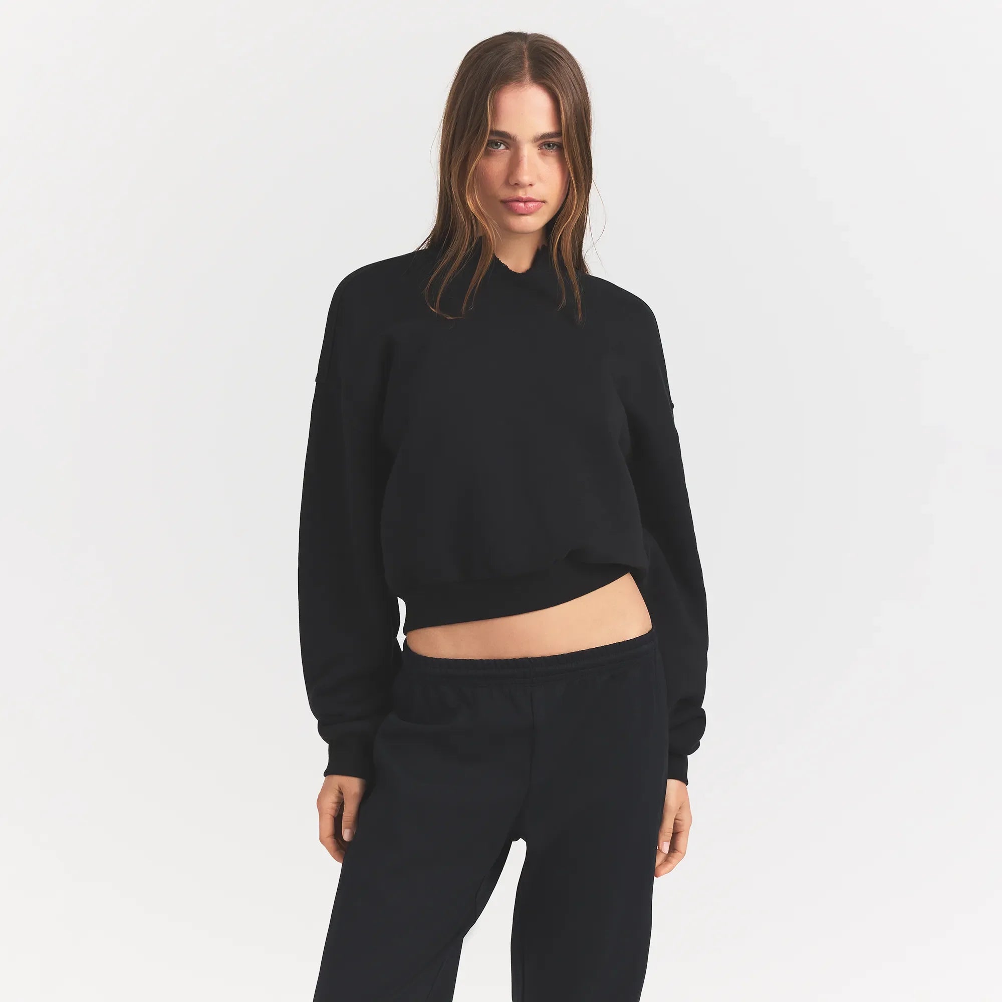 HEAVYWEIGHT FLEECE CREWNECK | ONYX