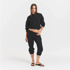 HEAVYWEIGHT FLEECE CREWNECK | ONYX