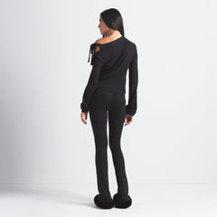 SKIMS CLOUD OFF THE SHOULDER TOP | ONYX