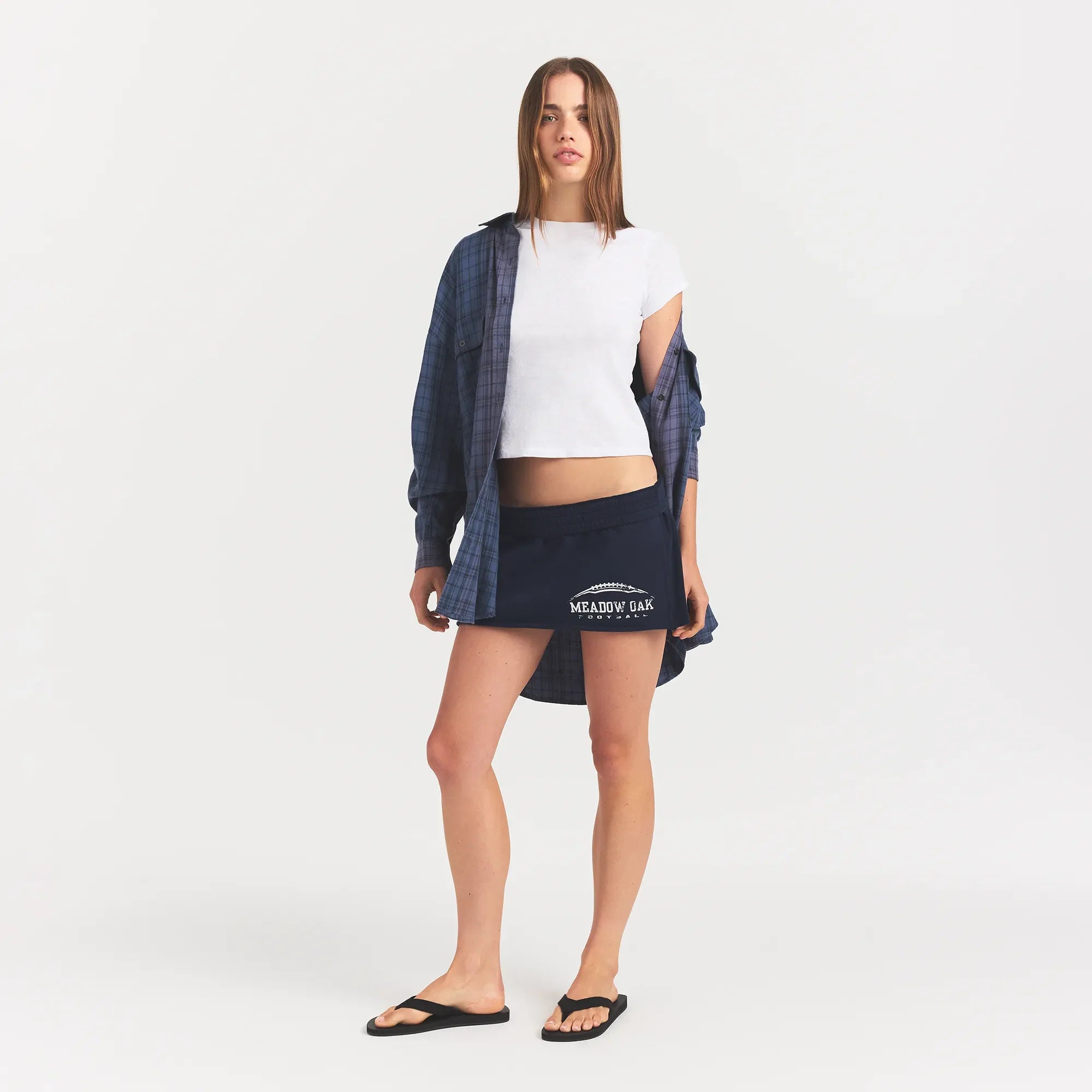 WASHED FLANNEL OVERSIZED SHIRT | GRAPHITE PLAID