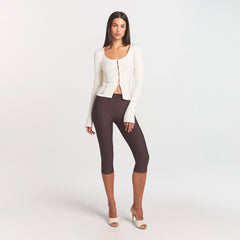 LACE KNIT LONG SLEEVE CARDIGAN | SUGAR
