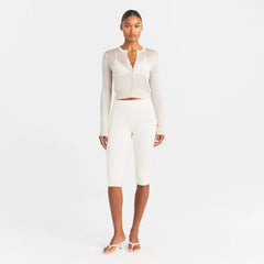SLINKY KNIT CARDIGAN | BUFF
