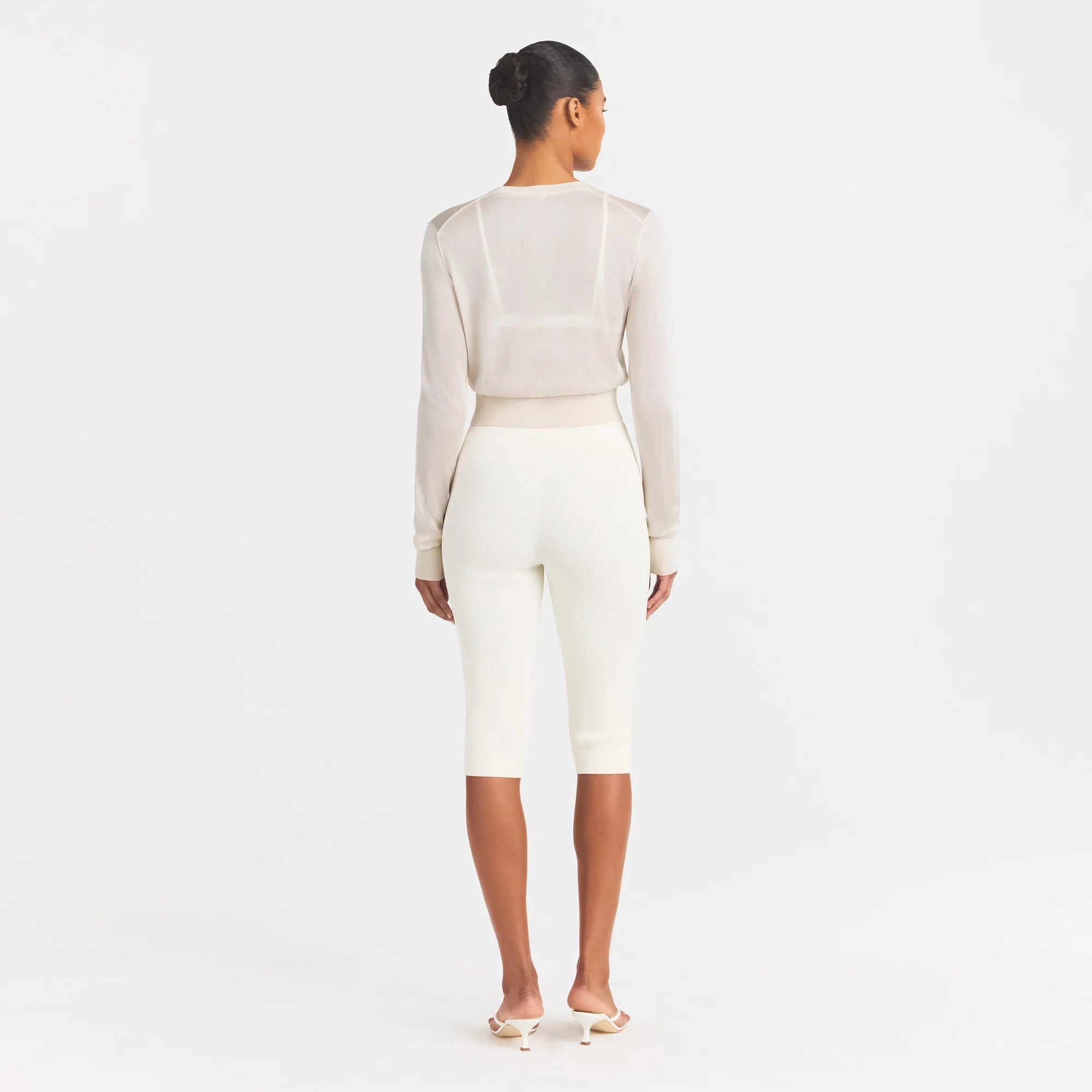 SLINKY KNIT CARDIGAN | BUFF