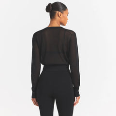 SLINKY KNIT CARDIGAN | OBSIDIAN