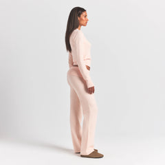 SWEATER KNITS RIBBED LONG SLEEVE FITTED CREW NECK | PRIMROSE