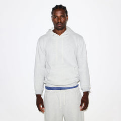 FLEECE LOUNGE MENS CLASSIC HOODIE | LIGHT HEATHER GREY