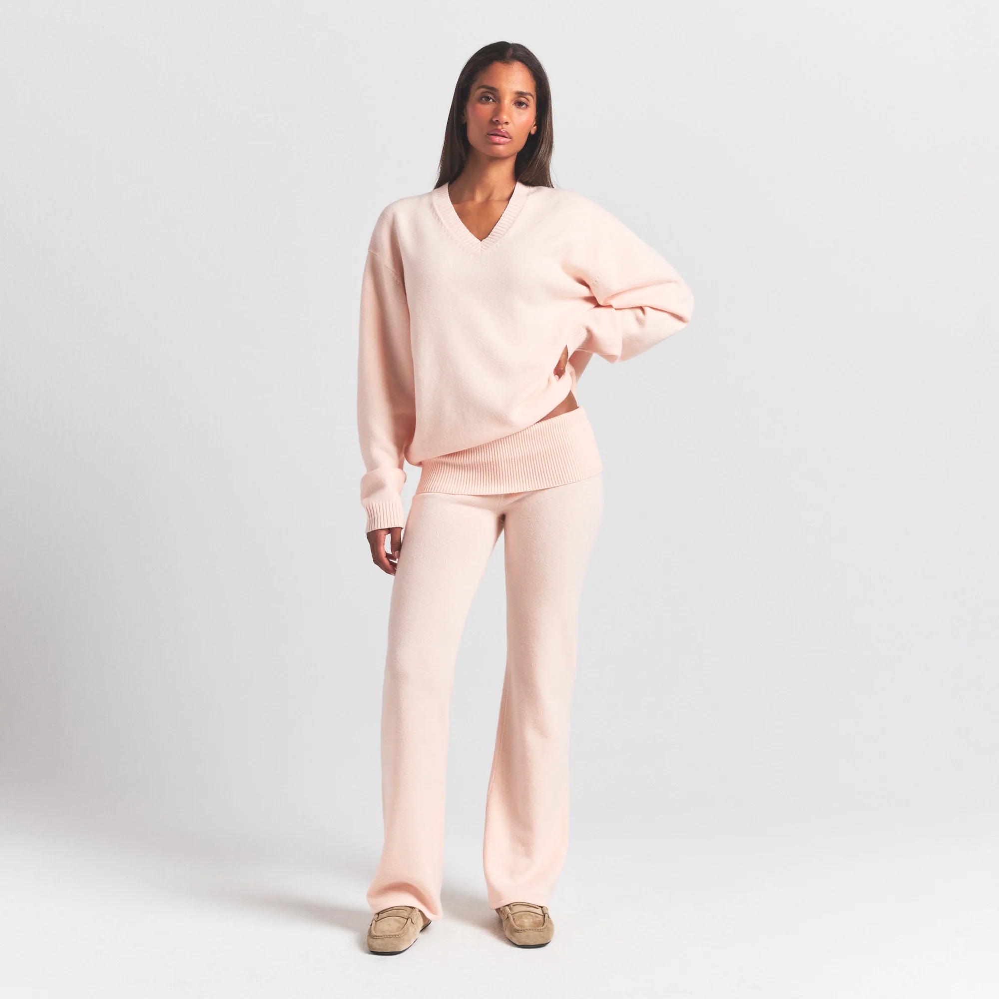 SWEATER KNITS PULLOVER V NECK | PRIMROSE