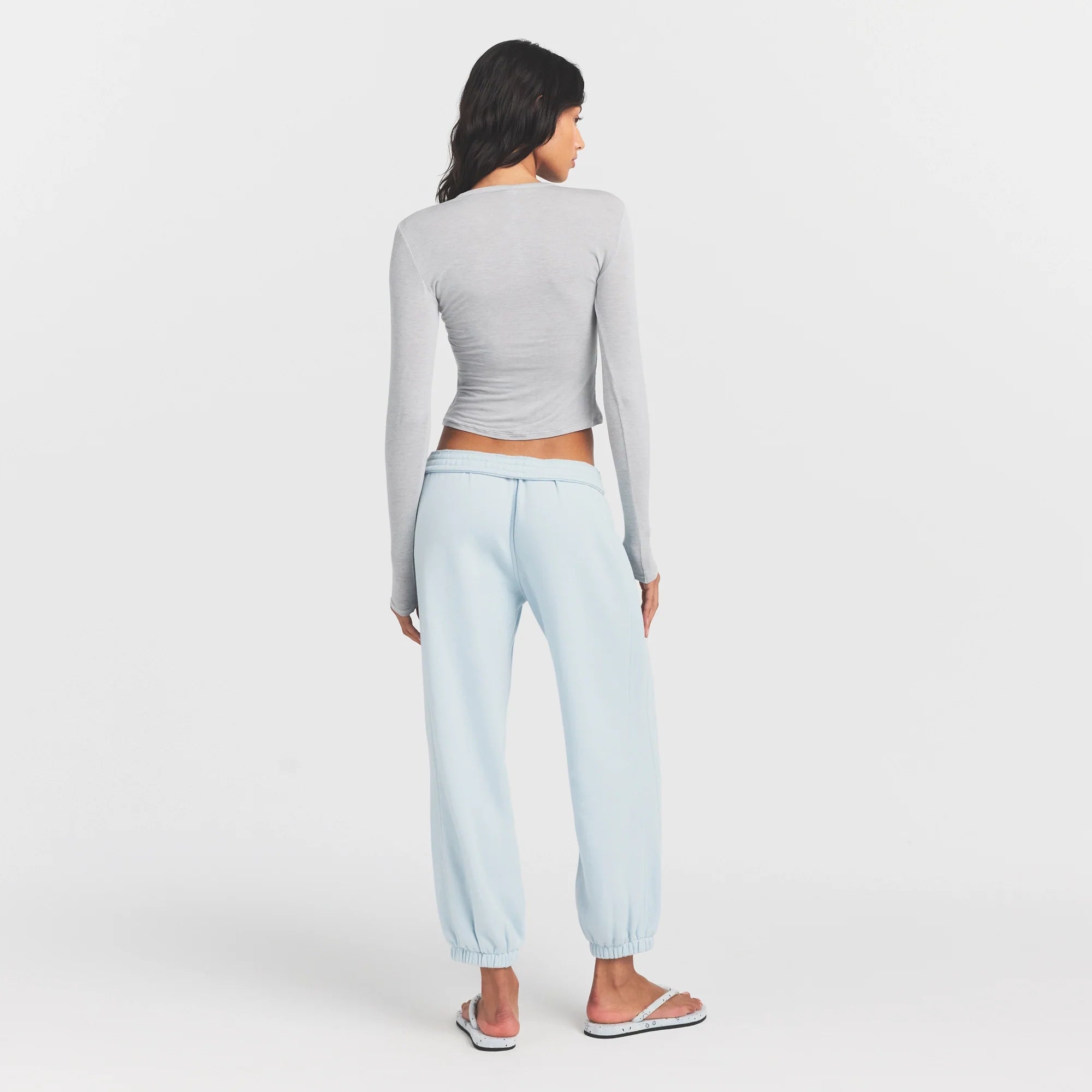 SHEER MODAL CARDIGAN | HEATHER GREY