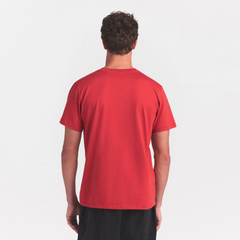 HEAVYWEIGHT COTTON MENS CLASSIC CREWNECK | WASHED RED