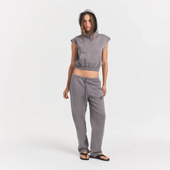 BOYFRIEND FLEECE MUSCLE PULLOVER | SHADOW