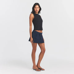 WORN IN JERSEY HIGH CREW TANK | WASHED ONYX