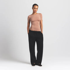 SHEER MODAL LONG T-SHIRT | SIENNA
