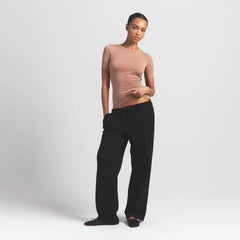 SHEER MODAL LONG T-SHIRT | SIENNA