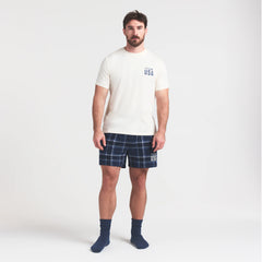 SKIMS FOR TEAM USA JERSEY SLEEP MENS OLYMPIC T-SHIRT | ECRU