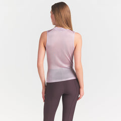 SLINKY KNIT MOCK NECK TANK | IRIS MICA