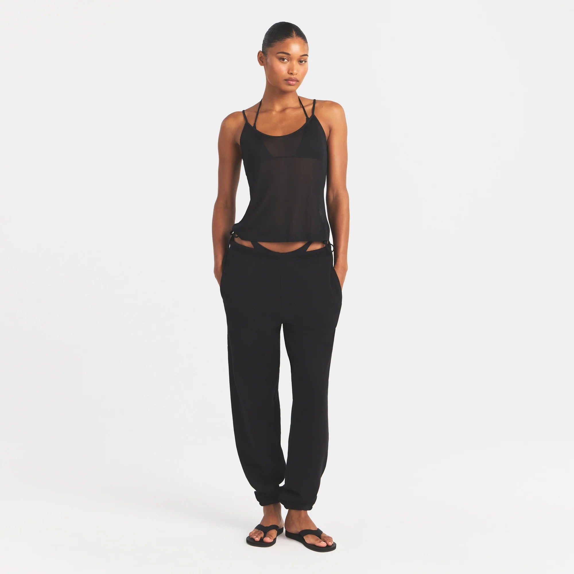 SLINKY KNIT CAMI | OBSIDIAN