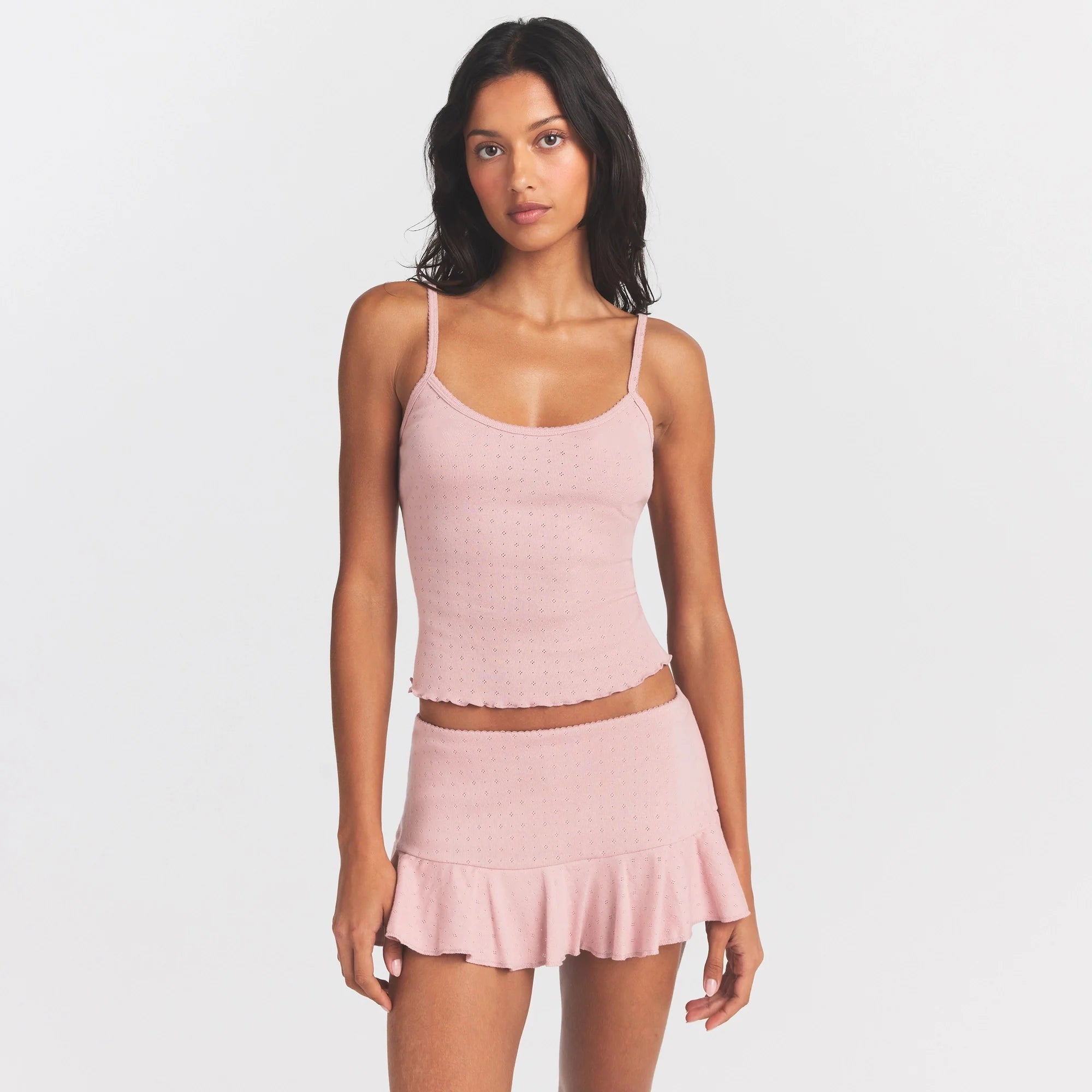 HEAVY POINTELLE CAMI | MORGANITE