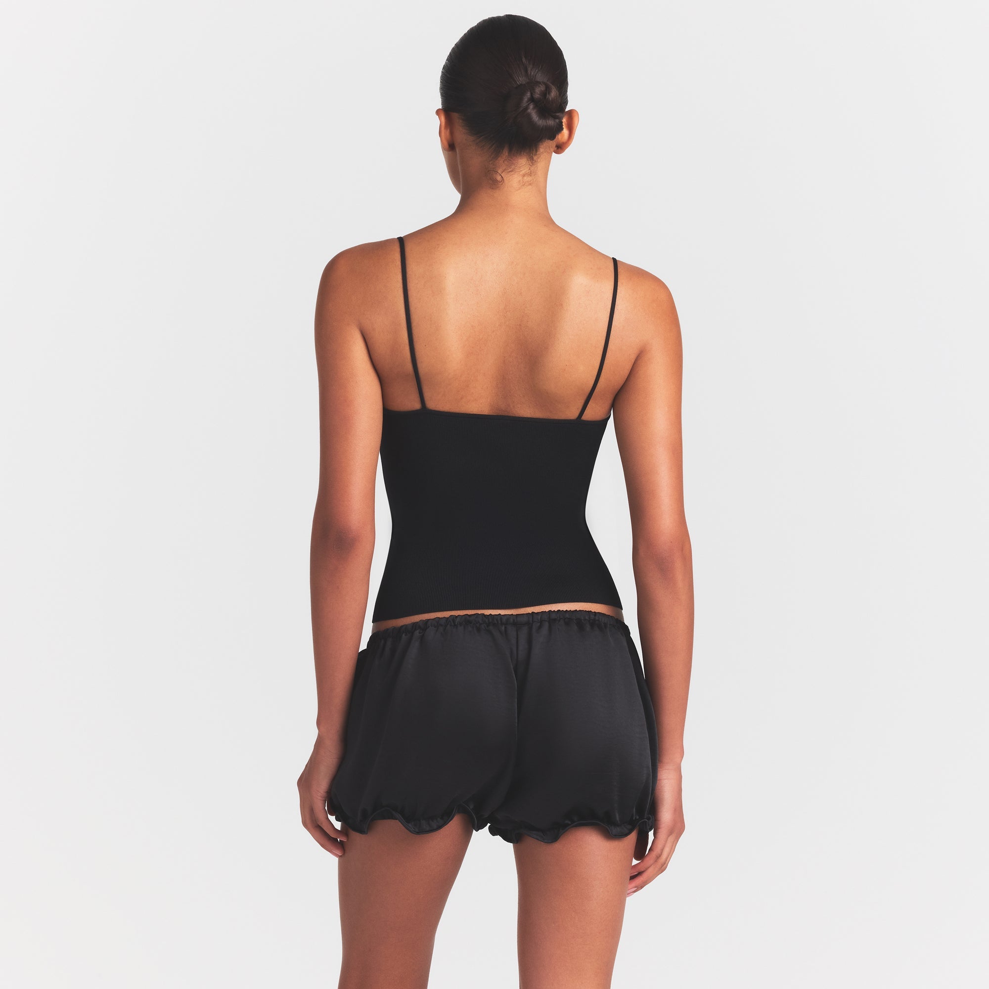 REFINED KNIT CAMI | OBSIDIAN