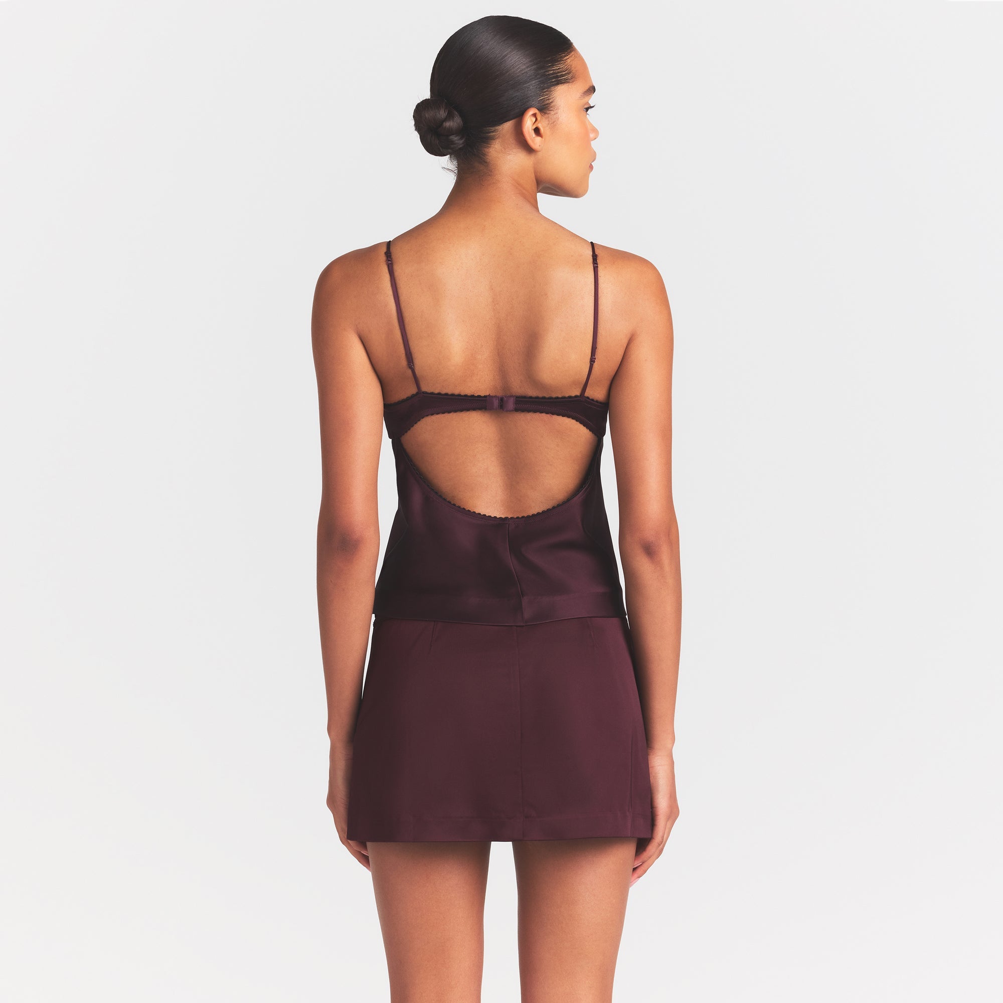 SATIN CAMI | CURRANT
