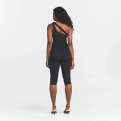 SMOOTH LAYERS ONE SHOULDER TOP | OBSIDIAN