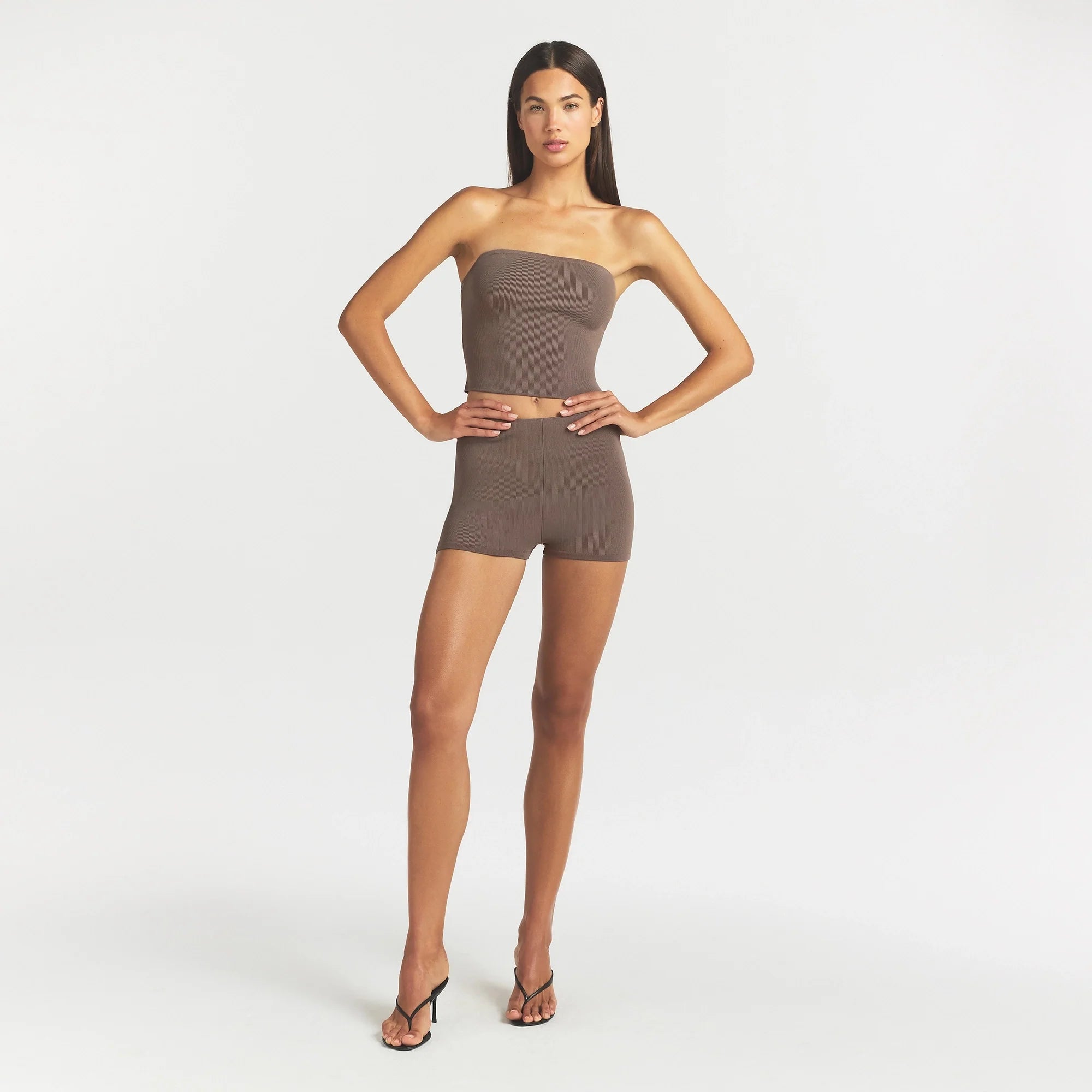 REFINED KNIT TUBE TOP | AMETHYST