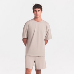 JERSEY LOUNGE MENS OVERSIZED T-SHIRT | LINEN