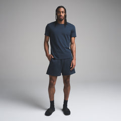 SKIMS COTTON MENS CLASSIC T-SHIRT | NAVY
