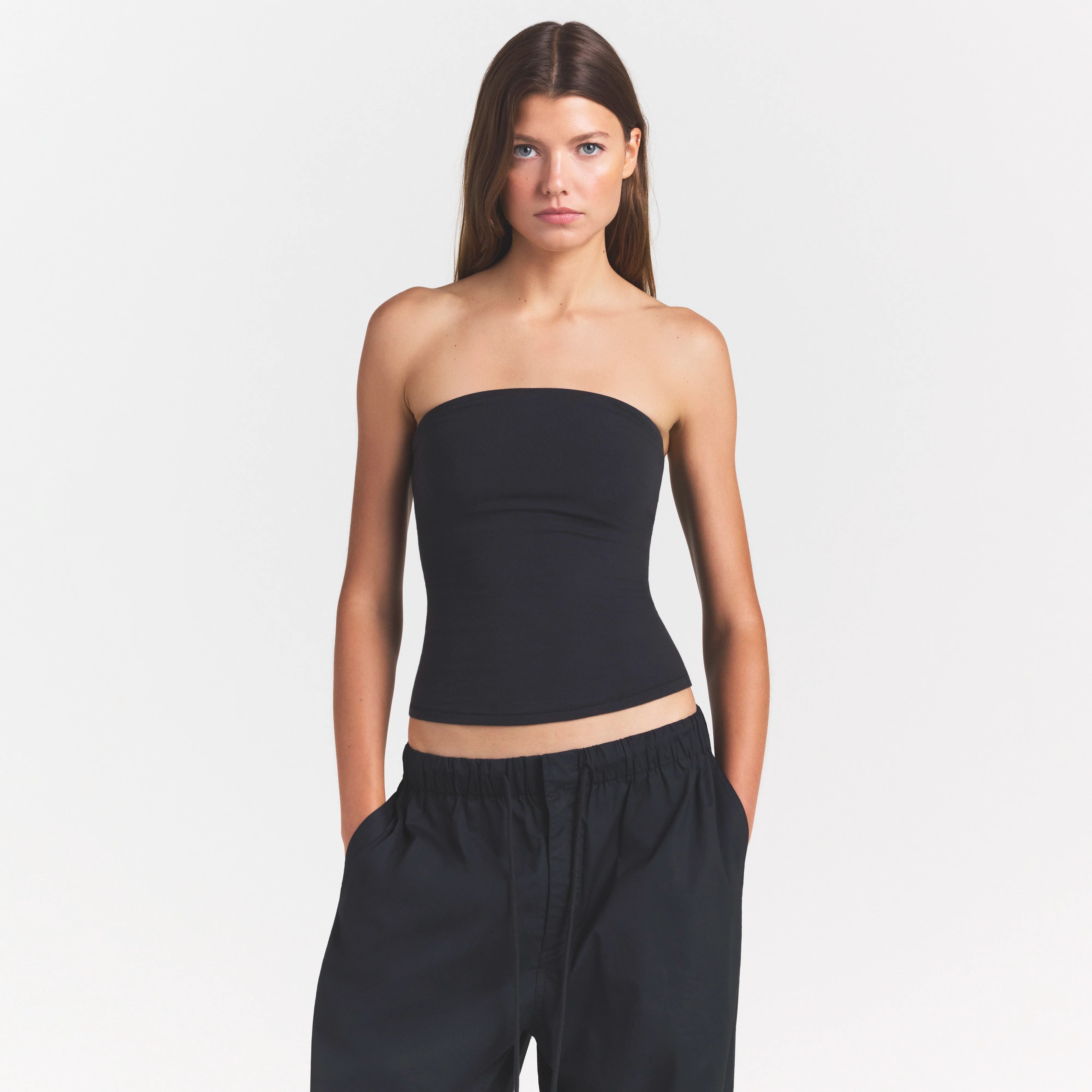 COTTON JERSEY TUBE TOP | SOOT