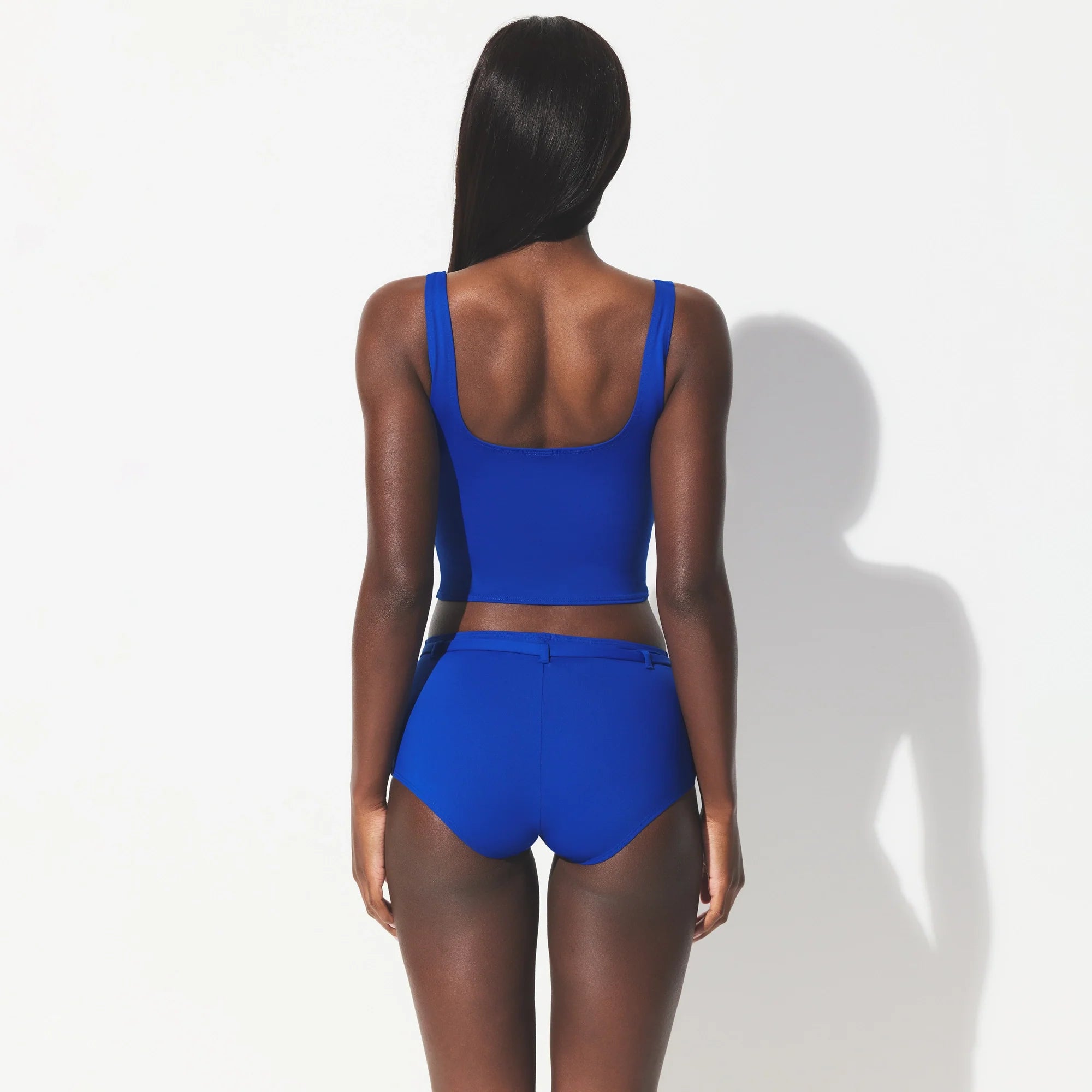 ICONIC SWIM TANK BIKINI TOP | COBALT