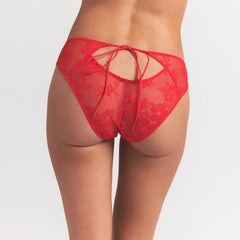 ULTRA FINE LACE PEEK-A-BOO BIKINI | RUBY