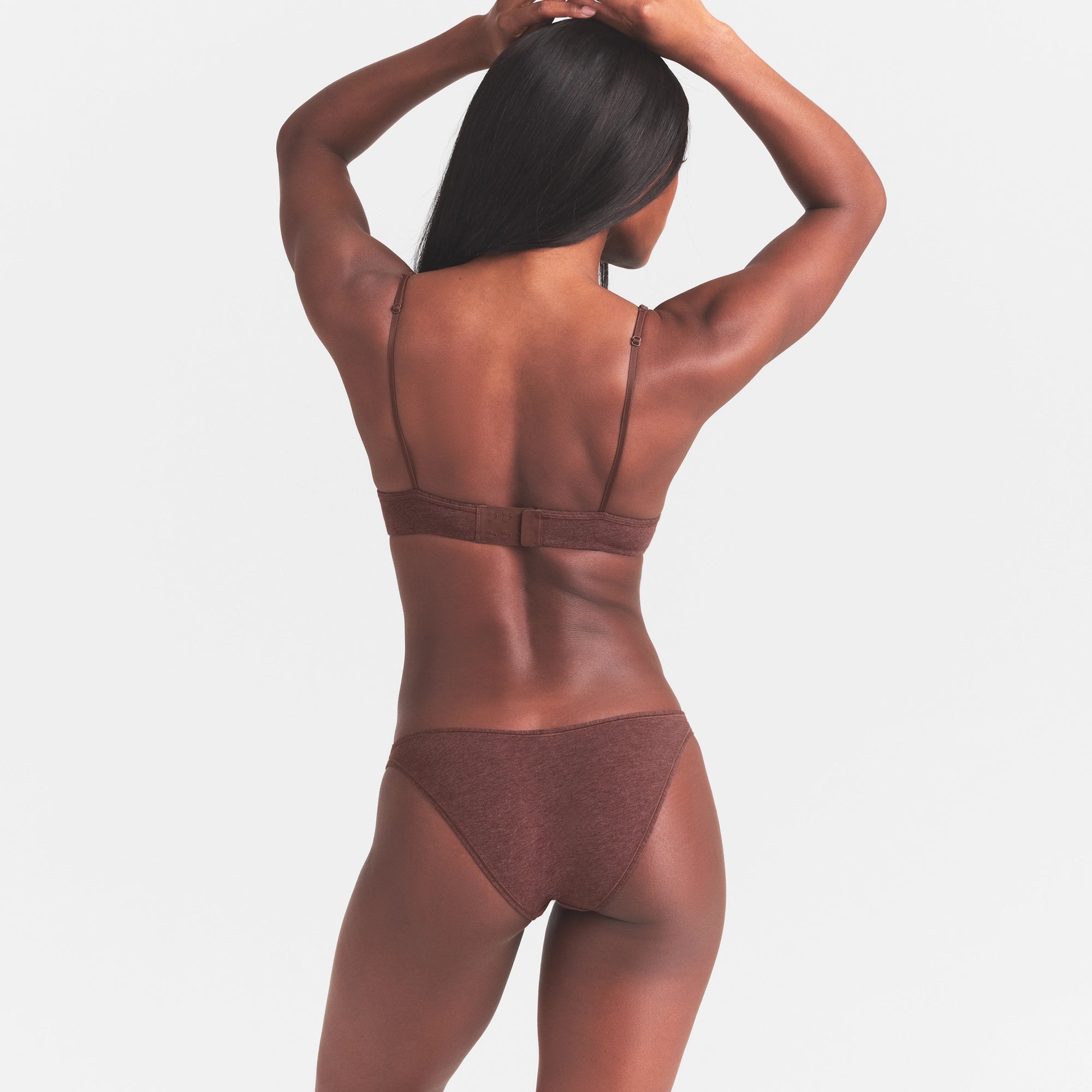 EVERYDAY COTTON BIKINI | COCOA HEATHER
