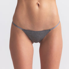 LIGHTWEIGHT COTTON BIKINI 10-PACK | HEATHER SOOT MULTI