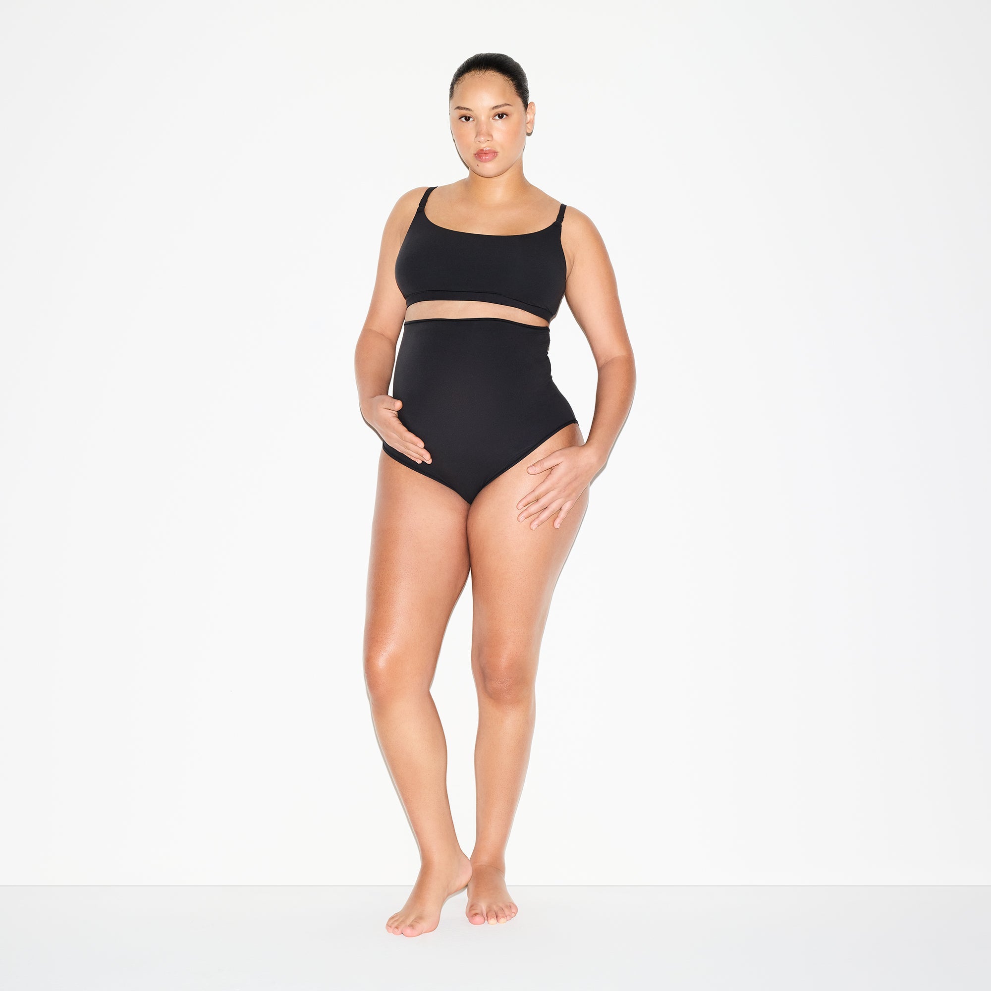 FITS EVERYBODY MATERNITY HIGH-WAISTED BRIEF 5-PACK | ONYX