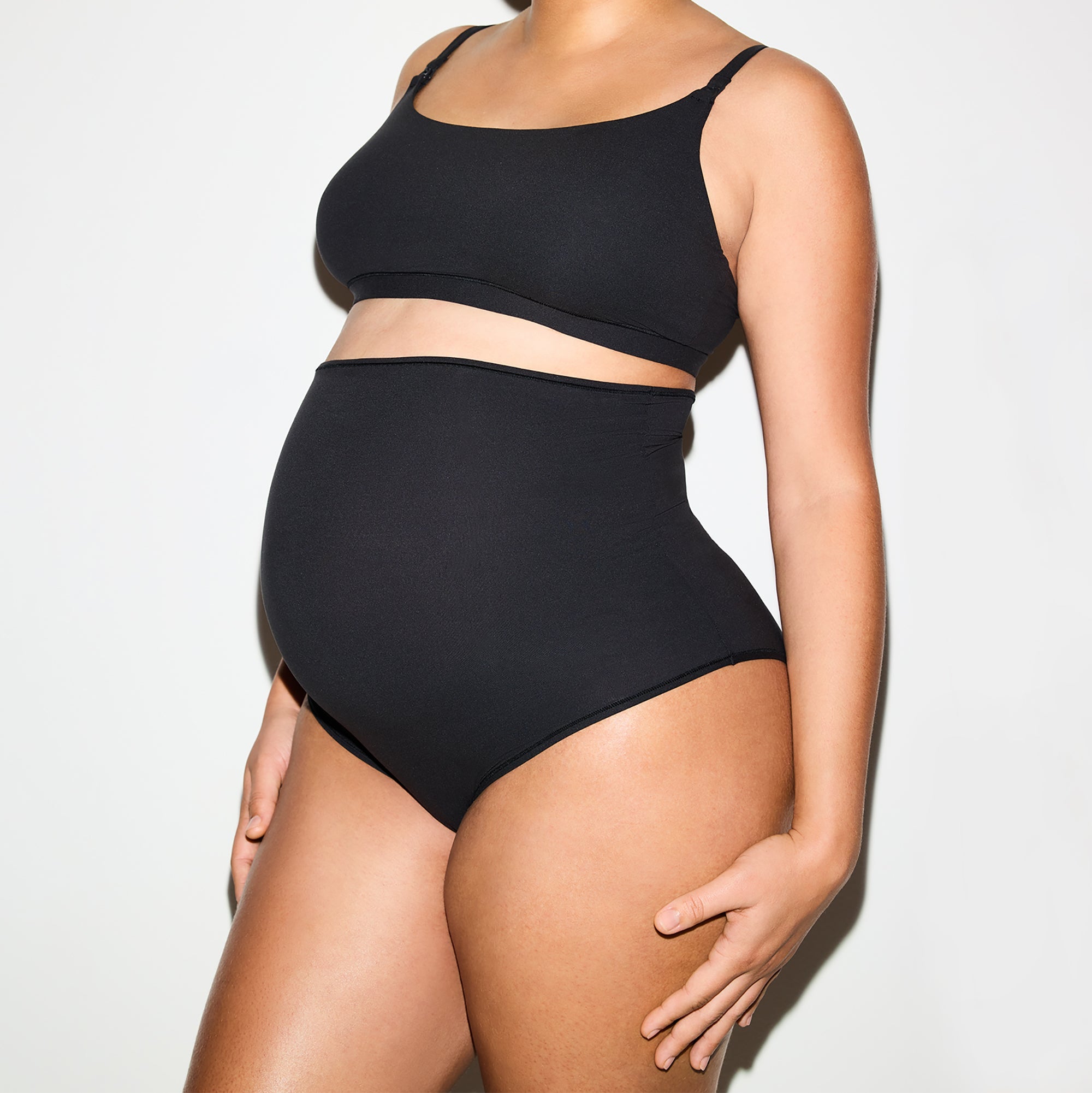 FITS EVERYBODY MATERNITY HIGH-WAISTED BRIEF 5-PACK | ONYX