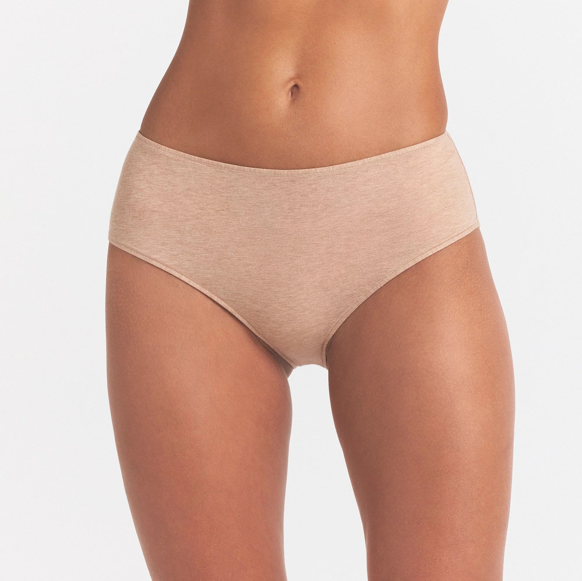 EVERYDAY COTTON BRIEF | CLAY HEATHER