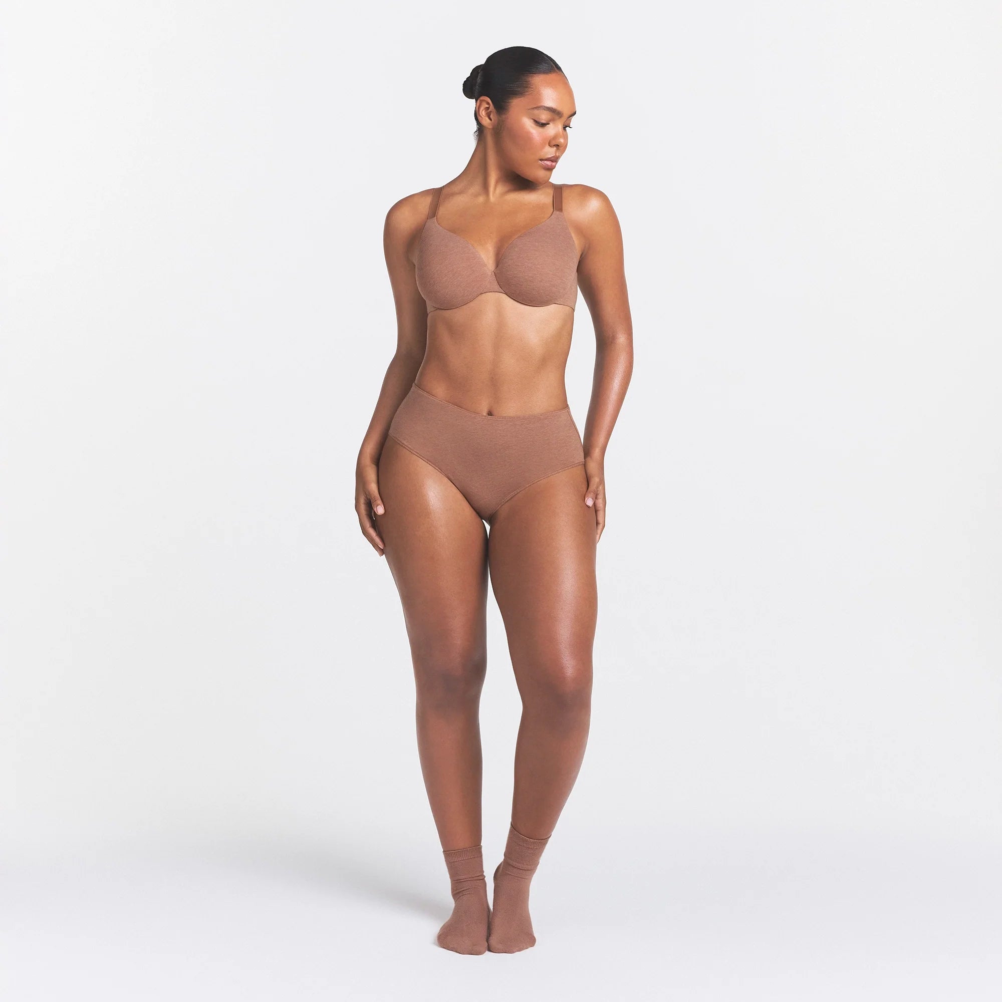 EVERYDAY COTTON BRIEF | SIENNA HEATHER