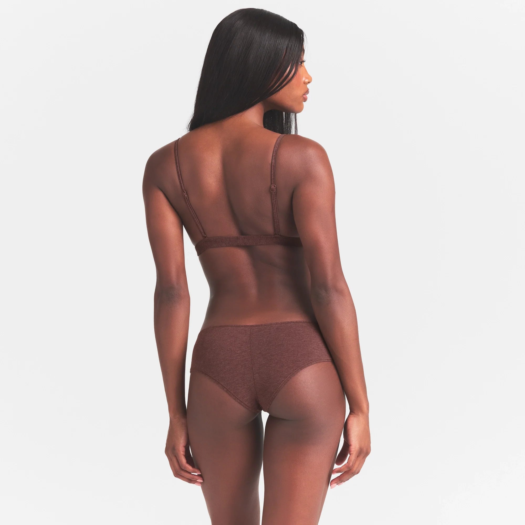 EVERYDAY COTTON HIPSTER | COCOA HEATHER
