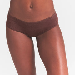EVERYDAY COTTON HIPSTER | COCOA HEATHER
