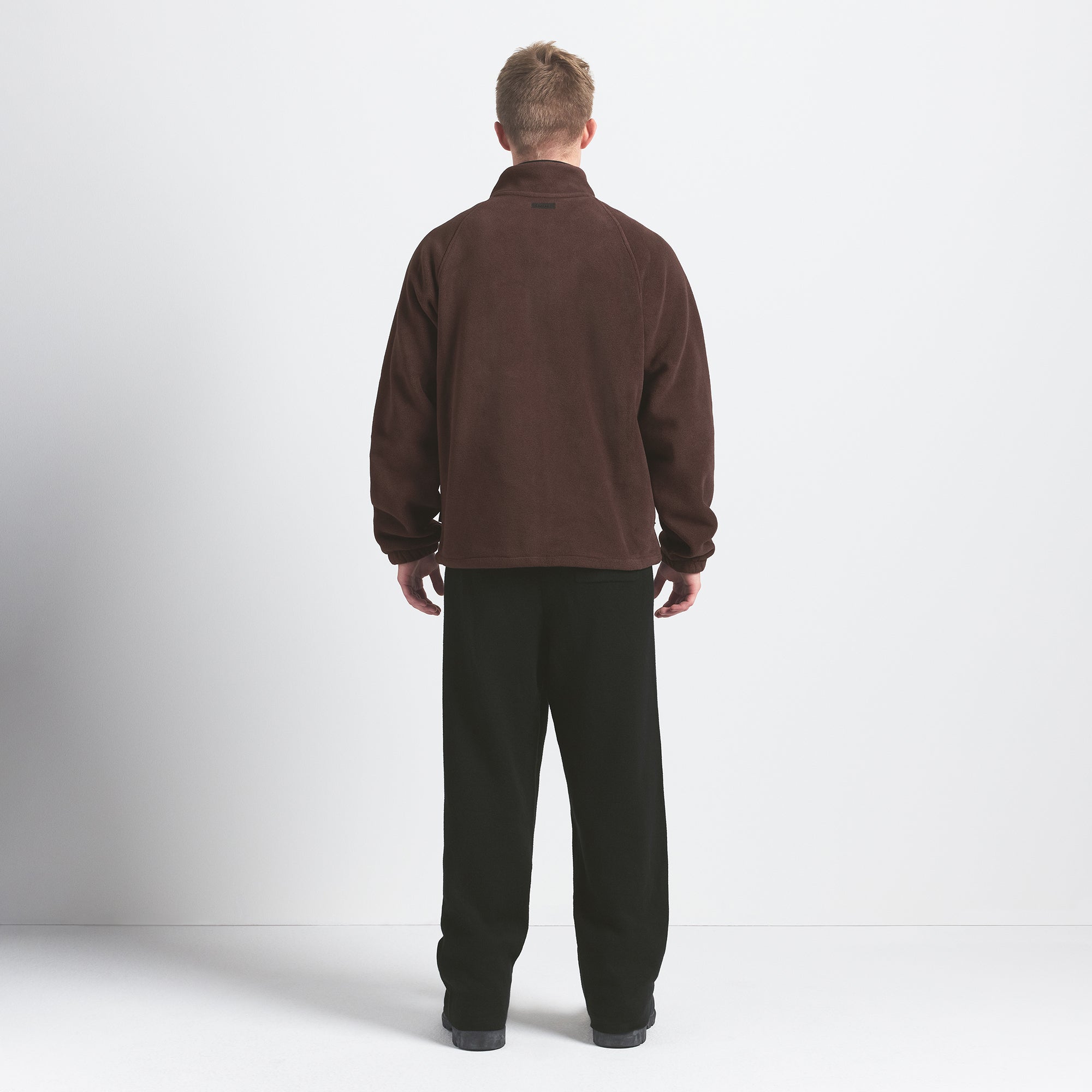 ARCTIC FLEECE MENS ZIP UP JACKET | ESPRESSO