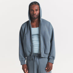 HEAVYWEIGHT FLEECE ZIP UP HOODIE | KYANITE