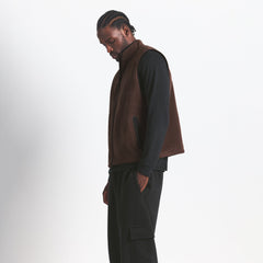 ARCTIC FLEECE MENS VEST | ESPRESSO