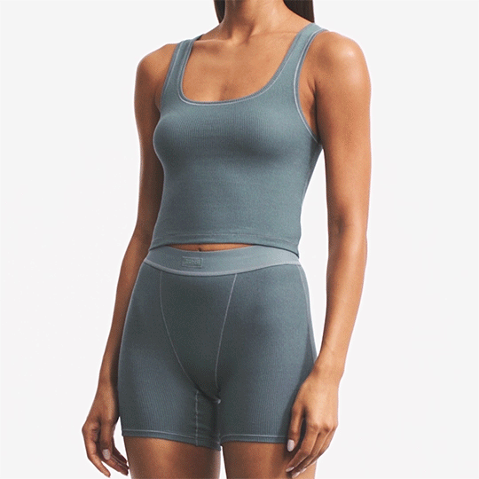 COTTON RIB TANK | MINERAL